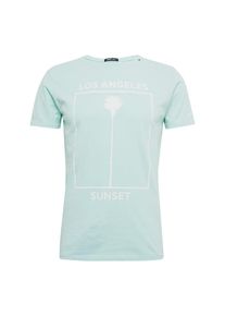 Replay, Herren Shirt, Mint / Wei&szlig;