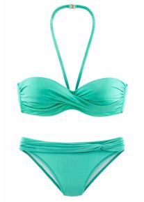 Lascana, Damen Bügel-Bandeau-Tankini mit 5 Tragevarianten, Mint