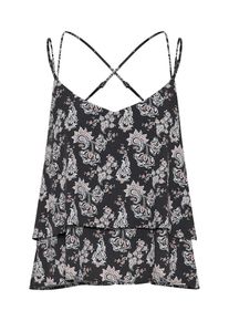 Review, Damen Top 'LAYER', Grau / Schwarz