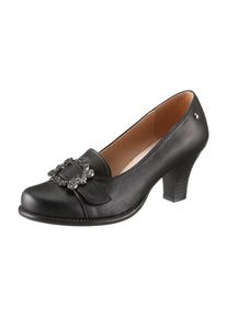 Andrea Conti, Damen Trachten-Pumps, Schwarz