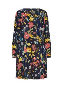 Only, Damen Kleid 'onlPENNY', Dunkelblau / Gelb / Hellrot