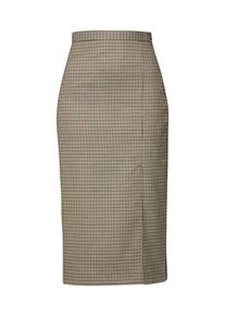 EDITED, Damen Bleistiftrock 'Steph', Beige / Blau / Braun
