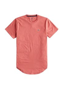 Hollister, Herren Shirt 'DTC CURVED HEM EXT', Pink