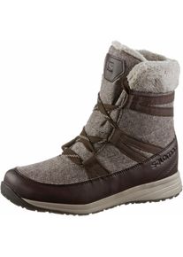 Salomon, Damen Winterschuhe 'HEIKA CS WP', Beige / Dunkelbraun