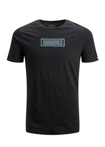 Jack & Jones JACK & JONES, Herren T-Shirt, Petrol / Schwarz / Wei&szlig;