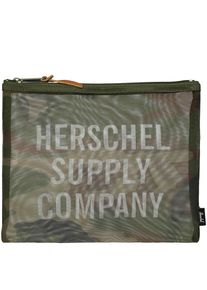 HERSCHEL, Herren Tasche 'Pouch', Hellbeige / Bronze / Oliv / Weiß