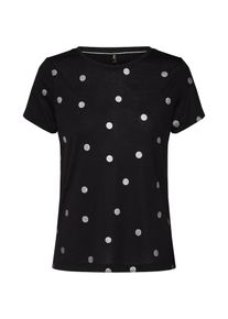 Only, Damen Jerseyshirt 'Isabella', Schwarz