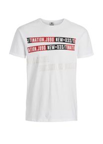 Jack & Jones JACK & JONES, Herren T-Shirt, Mischfarben / Weiß