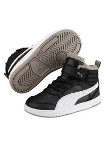 Puma, Sneaker 'Rebound Street v2 Fur V PS', Schwarz / Weiß