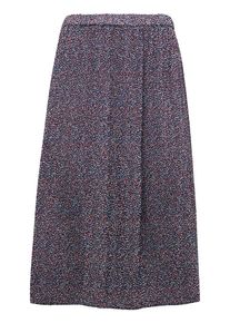 Mavi, Damen Rock, Blau / Rot / Offwhite