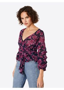 NA-KD, Damen Bluse, Navy / Lila