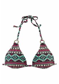 Lascana, Damen Triangel-Top, Aubergine