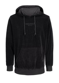 Jack & Jones JACK & JONES, Herren Velours Sweatshirt, Schwarz