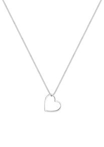 Elli Premium, Damen Halskette Herz, Silber