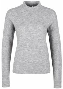Q/S Designed By, Damen Stehkragenpullover, Graumeliert