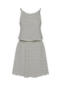 Urban Classics, Damen Kleid, Schwarz / Weiß