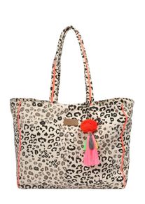 Codello, Damen Shopper, Beige / Pink / Schwarz