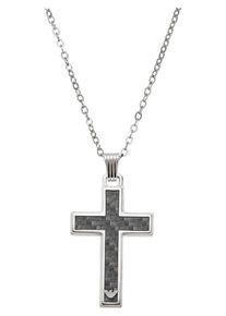 Emporio Armani, Herren Kette 'EGS1705040', Anthrazit / Silber