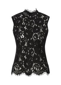 IVY & OAK IVY & OAK, Damen Spitzentop 'Stand-Up Collar Lace Top', Schwarz