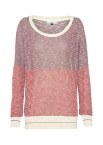 Iriedaily, Damen Pullover 'Biquet', Creme / Weinrot