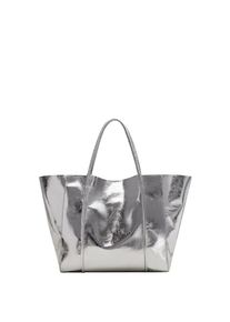 Mango, Damen Tasche 'G--Plata', Silber