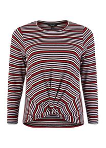 New Look Curves, Damen Shirt 'Twist Front', Braun / Schwarz
