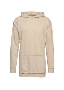 Urban Classics, Herren Sweatshirt 'Oversized Open Edge Slub Terry Hoody', Beige