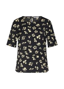 Pieces, Damen Shirt 'Stine', Gelb / Schwarz