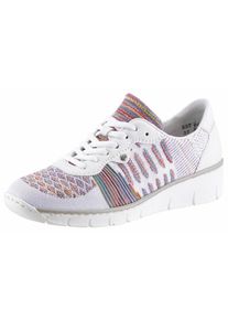 Rieker, Damen Sneaker, Wei&szlig;
