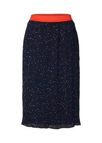 Tom Tailor Denim, Damen Rock, Navy / Orangerot