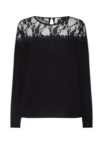Q/S Designed By, Damen Bluse, Schwarz
