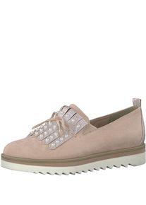 Marco Tozzi, Damen Slipper, Puder / Weiß