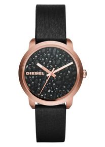 Diesel, Damen Quarzuhr 'FLARE, DZ5520', Rosegold / Schwarz