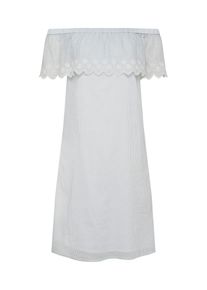 Vila, Damen Kleid 'VITIPO OFFSHOULDER SHORT DRESS', Hellblau