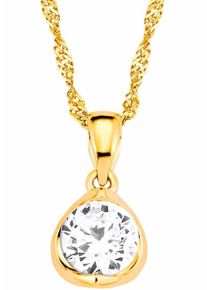 Amor, Damen Kette mit Anhänger, Gold