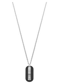Emporio Armani, Herren Kette 'EGS2538040', Schwarz / Silber