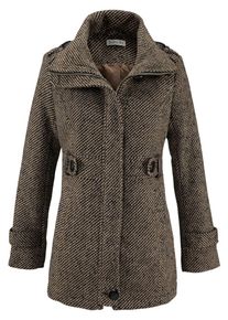 Boysen's BOYSEN'S, Damen Kurzmantel, Braun / Schwarz