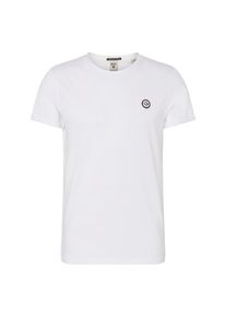 Scotch & Soda SCOTCH & SODA, Herren Shirt 'Ams Blauw Felix the cat s/s tee with small embroidery and re', Wei&szlig;