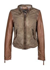 Mustang, Damen Jacke 'Naples', Sand / Dunkelbeige