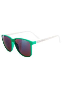 De Puta Madre, Damen Sonnenbrille 'DZ2039S-6801-GN-BL', Grün / Weiß