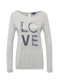 Tom Tailor, Damen T-Shirt, Grau / Violettblau