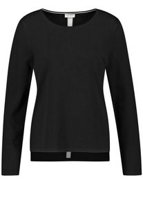 Gerry Weber, Damen Pullover, Schwarz / Wei&szlig;