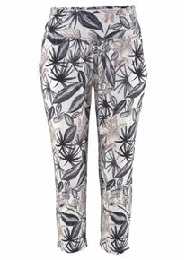 Buffalo, Damen Strandhose, Basaltgrau / Altrosa / Wei&szlig;