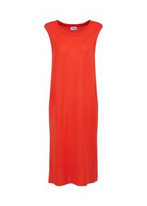 Véro Moda VERO MODA, Damen Bequemes Jerseykleid, Rot