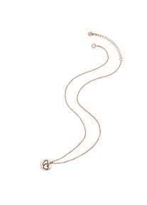 Glanzstücke München Glanzstücke München, Damen Silberhalskette, Rosegold / Schwarz