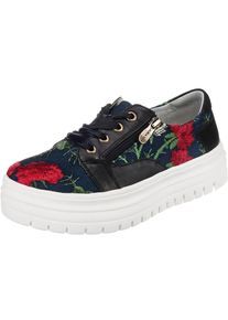 Laura Vita, Damen Schn&uuml;rschuhe 'Denise 02', Navy / Gr&uuml;n / Rot / Schwarz