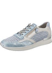 Gabor, Damen Sneaker, Rauchblau / Silber