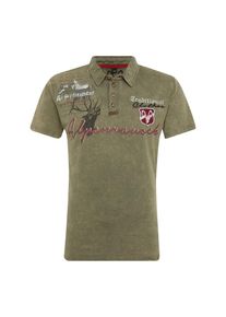 Marjo, Herren Poloshirt 'M19 Alpenrausch Polo', Khaki