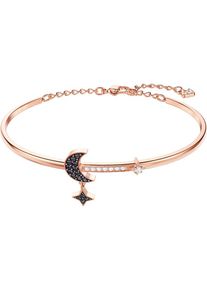 Swarovski, Damen Armreif 'Duo Moon 5429729', Rosegold / Schwarz / Weiß