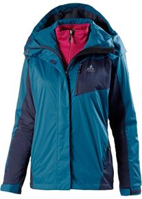 O.C.K. OCK, Damen Doppeljacke, Himmelblau / Himbeer